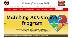 Desktop Screenshot of afamilyforeverychild.org